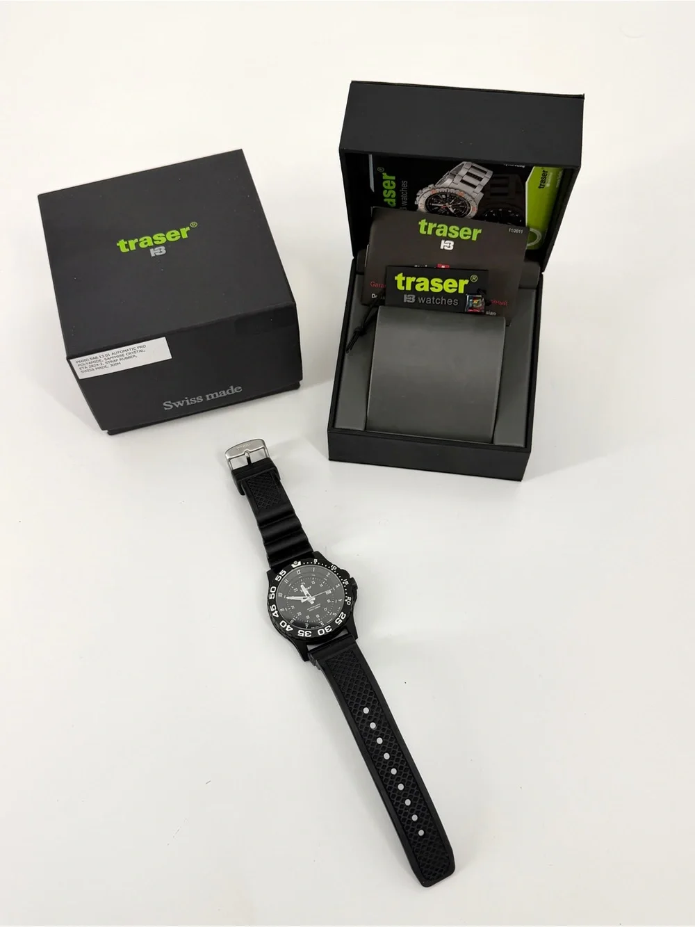 (Sold) Traser P6600 Automatic Pro Watch Swiss Made ETA 2824-2 Sapphire 300m